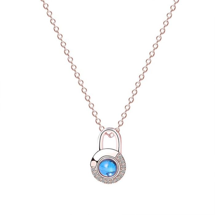 silver necklace MLA023