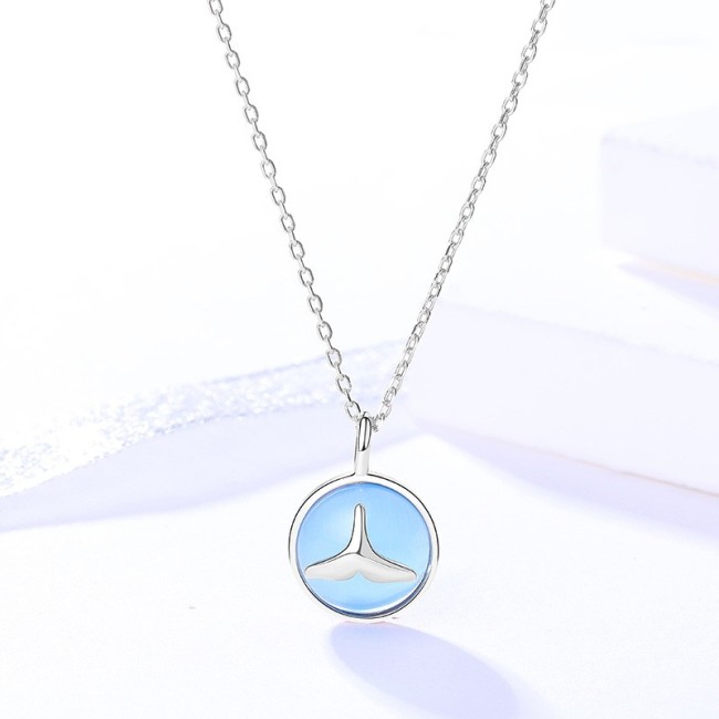 silver necklace MLA591-1