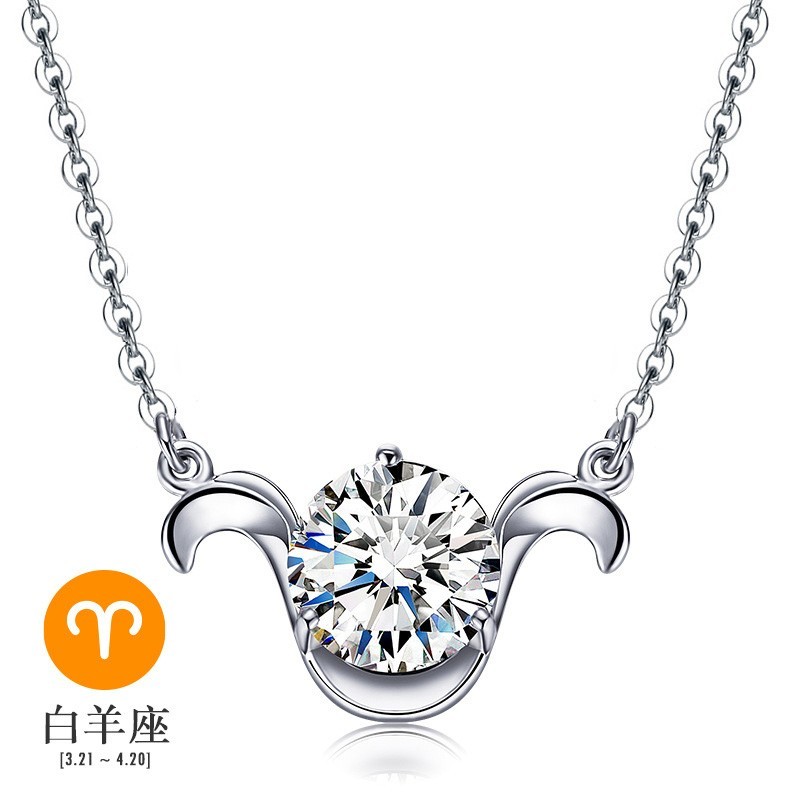silver necklace MLA235a