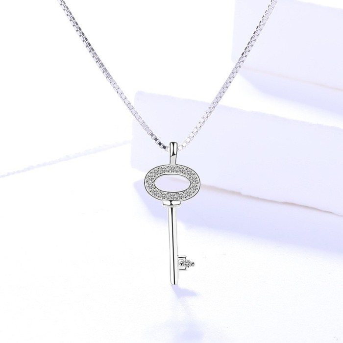 silver necklace MLA227-1