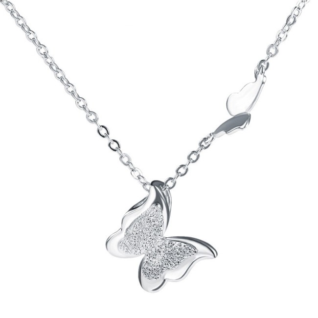 silver necklace MLA339a