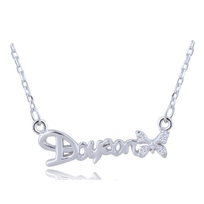 silver necklace H31414