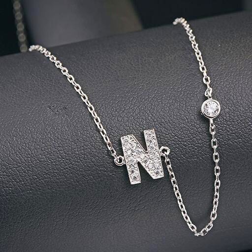 silver necklace MLA622N