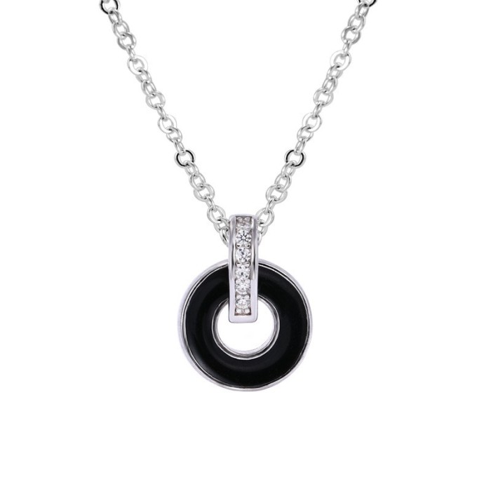 silver necklace MLA1409-1