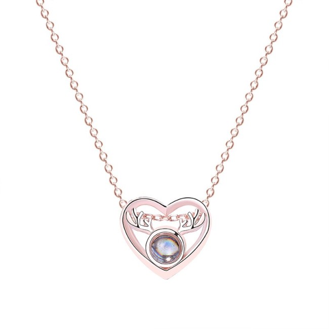 silver necklace MLA732-1