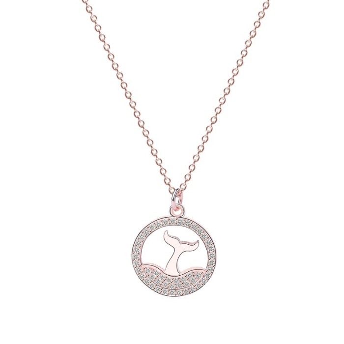 silver necklace MLA720-1