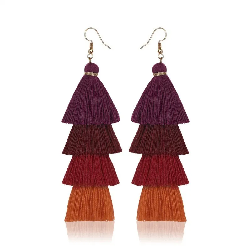 Long tassel earrings ME68123-4