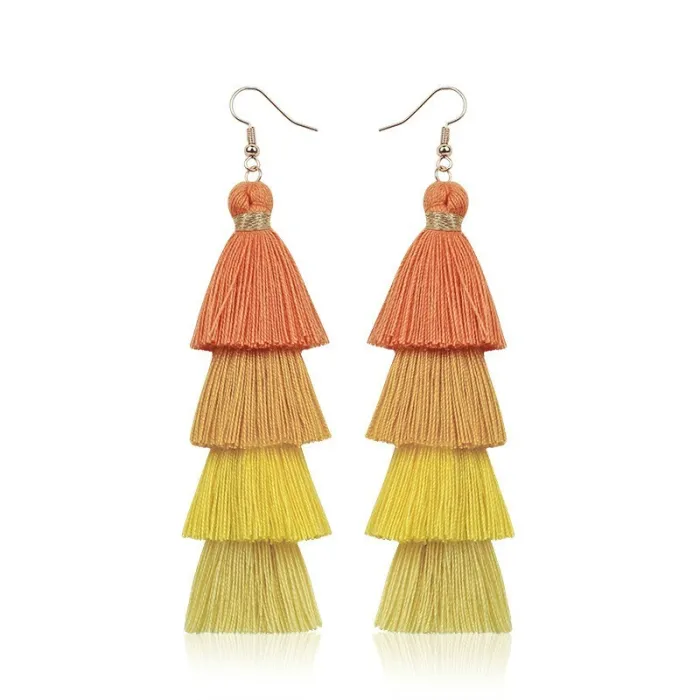 Long tassel earrings ME68123-8