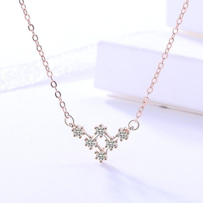 silver necklace MLA306-2