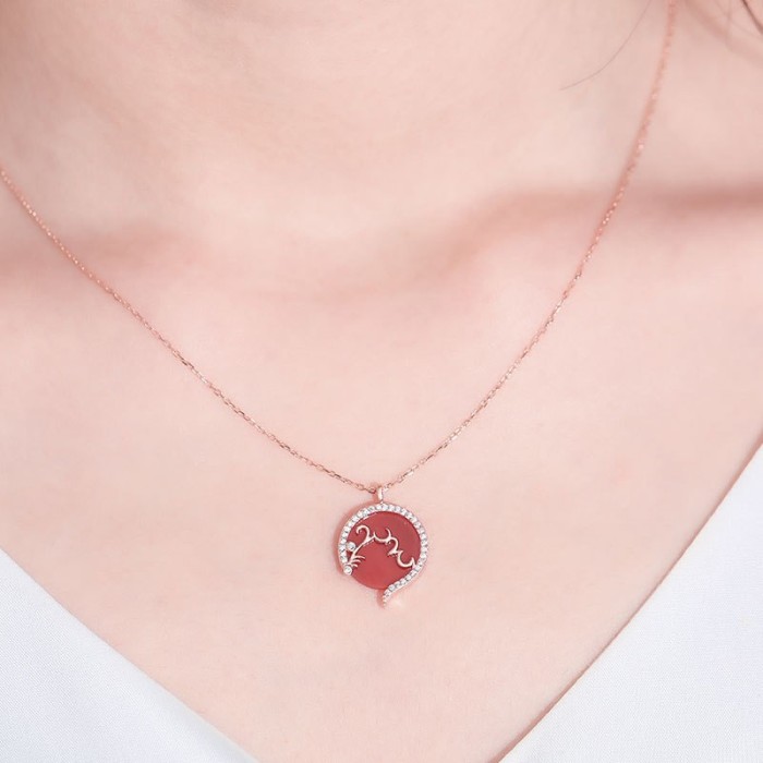 silver necklace MLYA0055-1