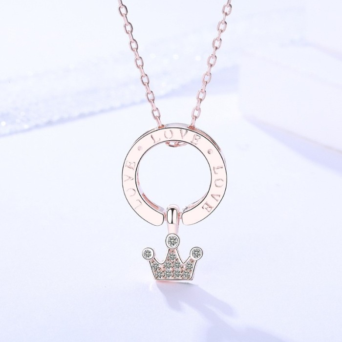 silver necklace MLA364-2