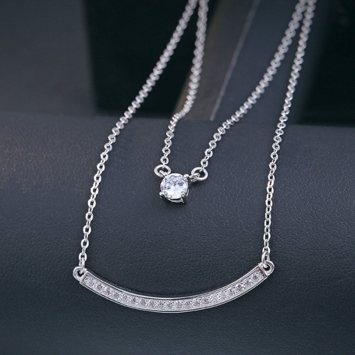 silver necklace MLA370