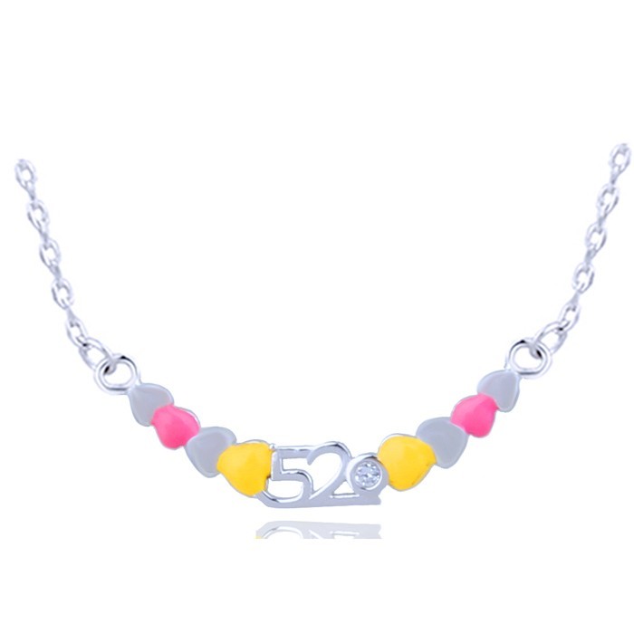 silver necklace H30515