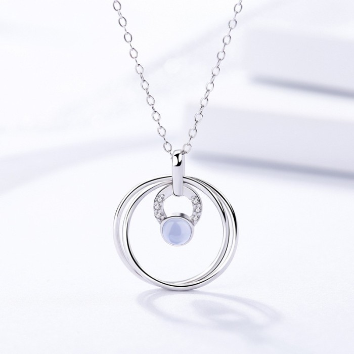 silver necklace MLA1119