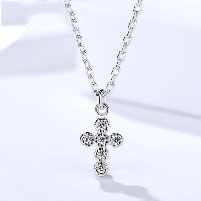 Silver Cross necklaceMLA1045