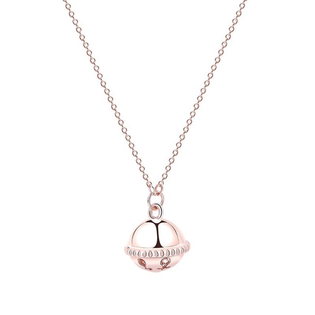 Silver bell necklace MLA391