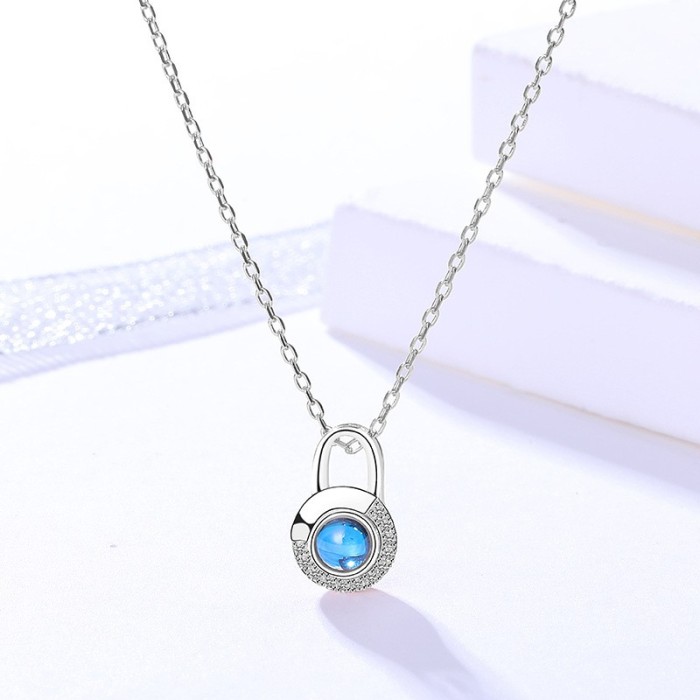silver necklace MLA023-1