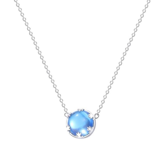 necklace MLA931-1(blue green)