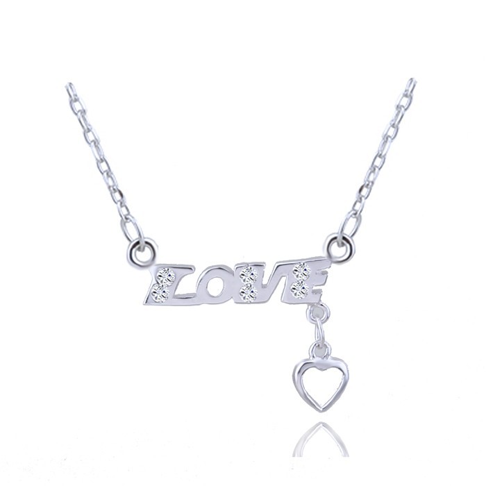 silver necklace H31344