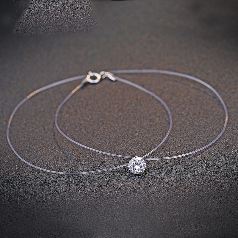 silver necklace MLA673a(6mm)