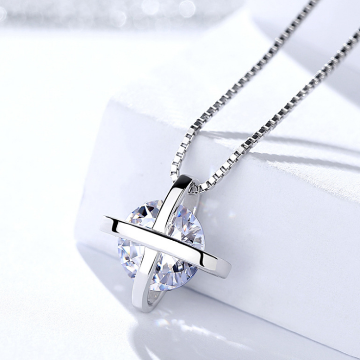 Silver Cross necklaceMLA1058