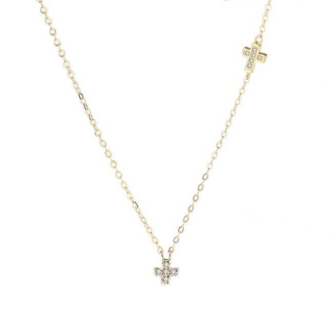 Silver Cross necklaceMLA1094