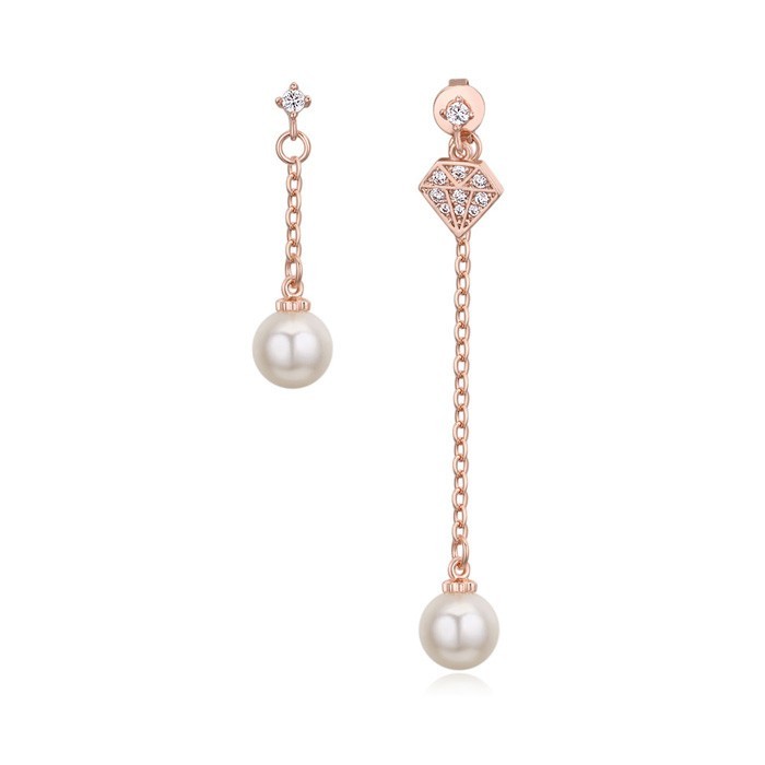Silver needles pearl earring 26022