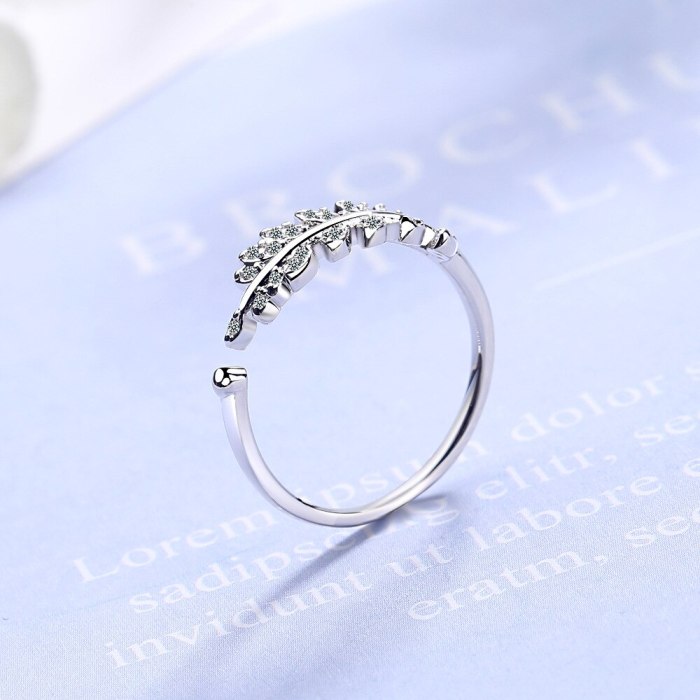 Classic CZ Ring Fashion Silver Plated JZ292