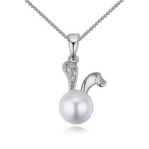 rabbit pearl necklace n25898