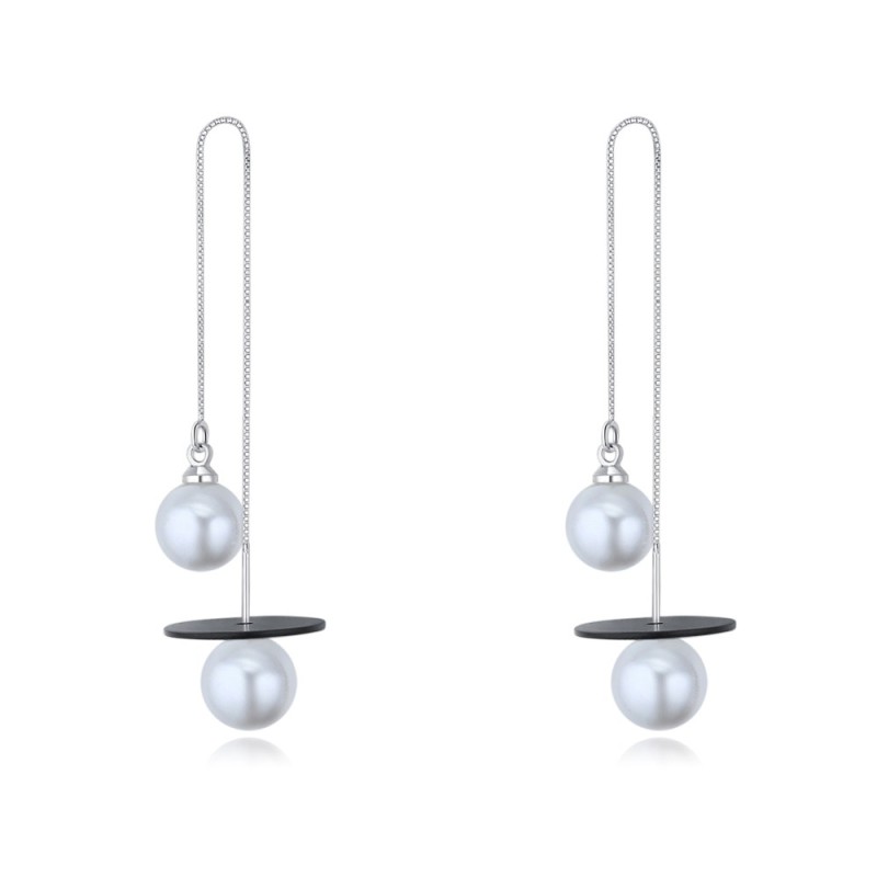 long pearl earring 26046