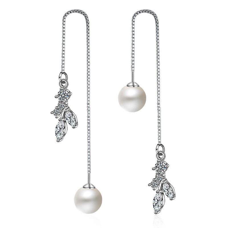 sweet long pearl earring 240