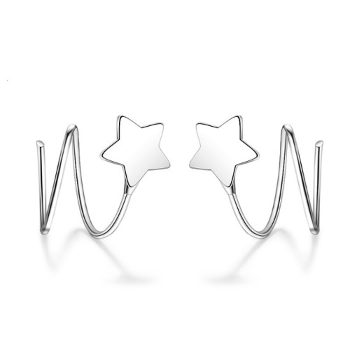 Star wave earrings 321