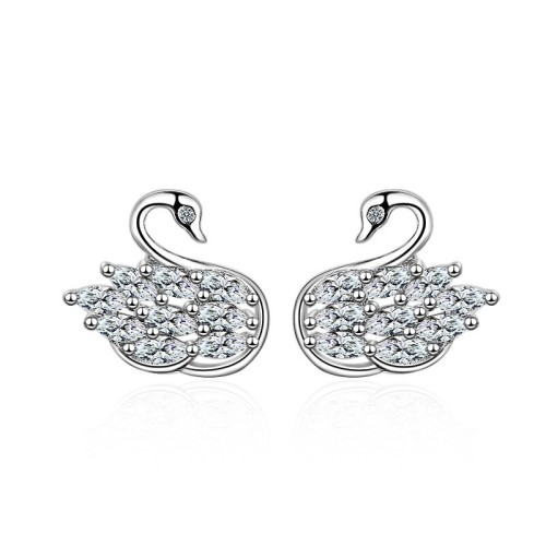 swan earring 469