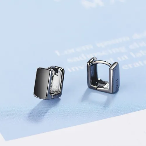 Square earrings XZE382c