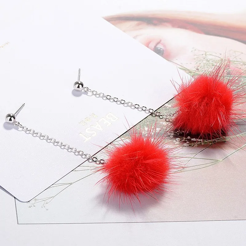 Plush earrings XZEq007o
