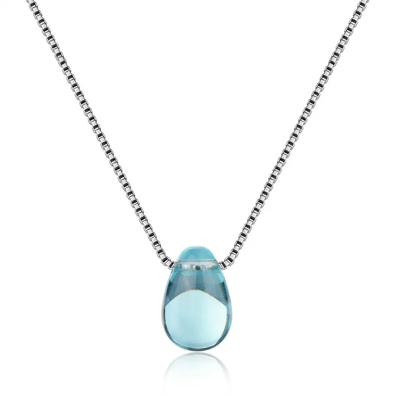 Water drop necklace