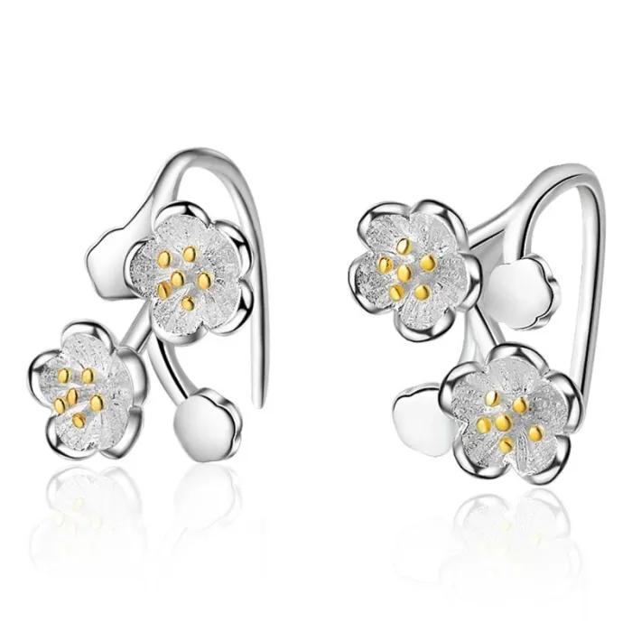 flower earring 413