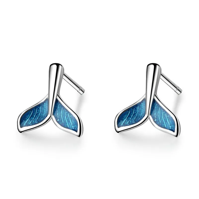 Mermaid tail earrings 692
