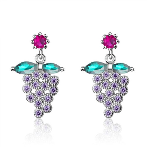 Grape earrings 761