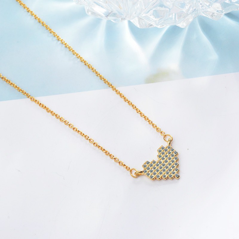 heart necklace XZA373a