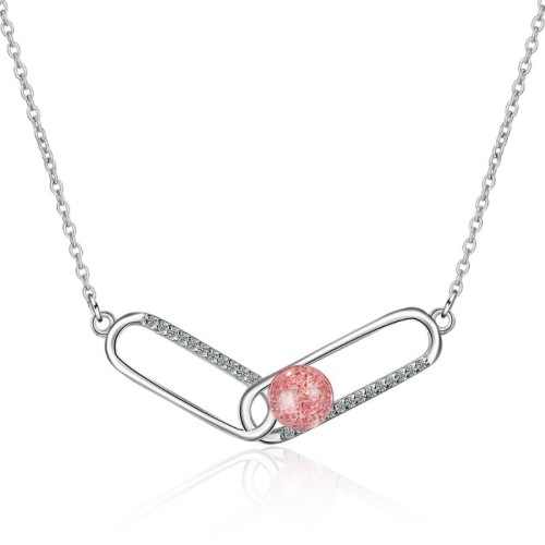 Paper clip necklace