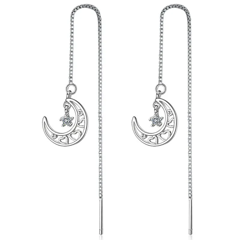 moon star earring 374