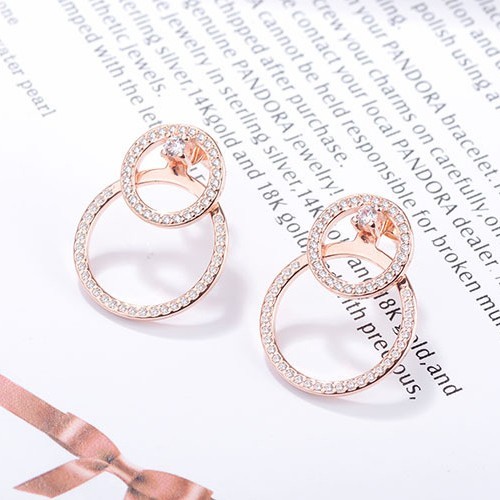 Round back earrings XZE419a