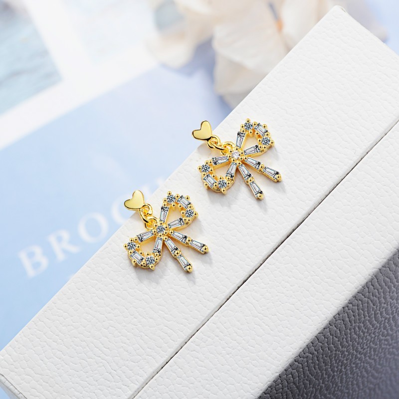 Bow earrings XZE719a