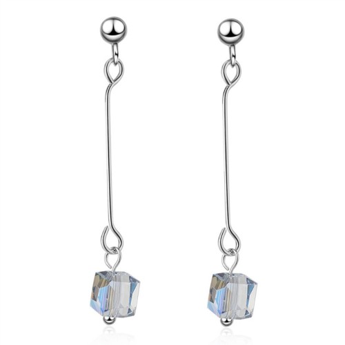 Long square earrings 681