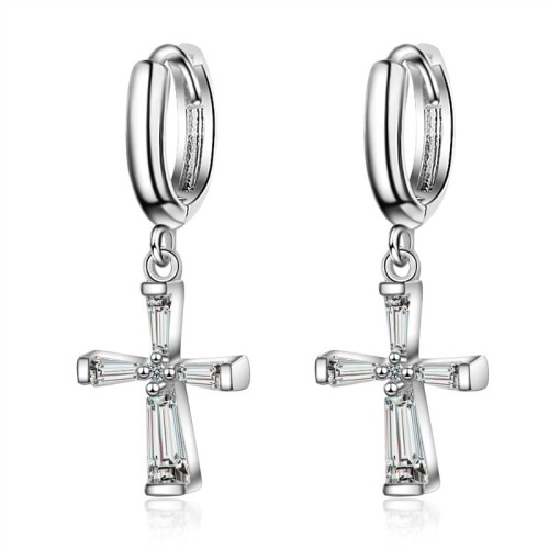 Cross earrings XZE420b