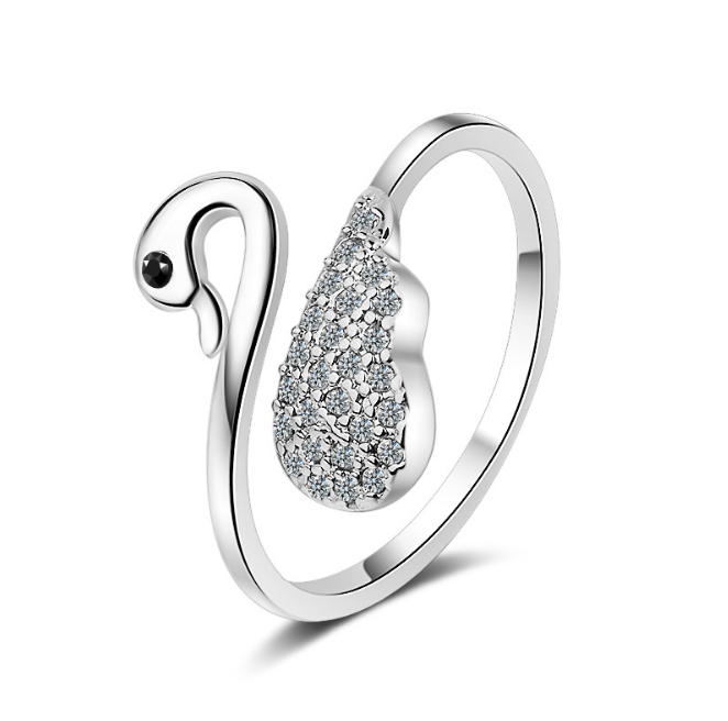 Swan opening ring 017