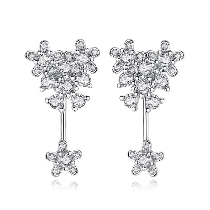 flower earring wh 46