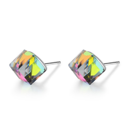 Square earrings XZE698