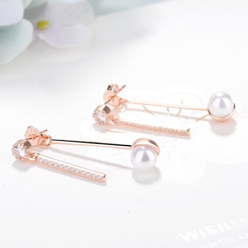 pearl earrings XZE397a